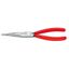 Polkruhové kliešte pre mechanikov 200 mm KNIPEX 38 11 200 - leštená hlava, plastové puzdrá