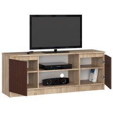 Komoda RTV K140 2D 1PCLP-sonoma / wenge