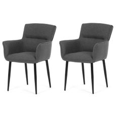 Sada jedálenských stoličiek DCH-J2159 GREY2, 2 ks