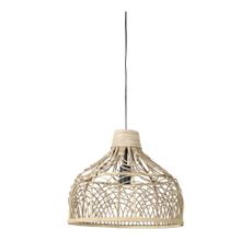 Stropné svietidlo v prírodnej farbe s ratanovým tienidlom ø 42 cm Pocita - Light & Living