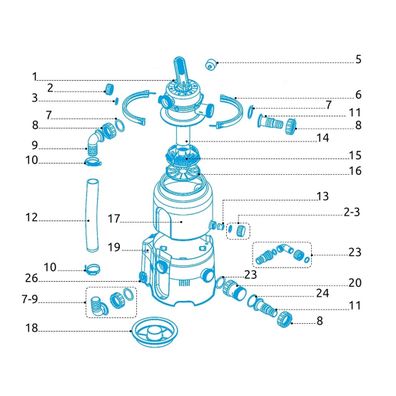 Marimex | Čap páky pre filtrácie ProStar Plus 2, 4, 6 a ProStar 2000 | 10604313