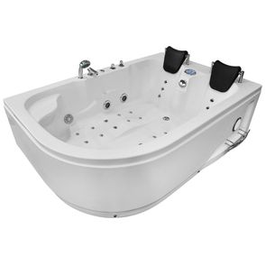 M-SPA -  Pravá kúpeľňová vaňa SPA TURBO PLUS hydromasážou 180 x 120 x 54 cm