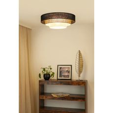 Brilagi -Stropné svietidlo ASPEN LUNETA LED/12W/230V pr. 60 čierna/béžová/krémová