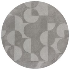 Flair Rugs koberce Kusový koberec Moderno Gigi Grey kruh - 160x160 (priemer) kruh cm