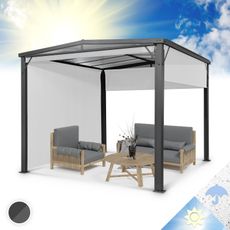 Blumfeldt Pantheon Cortina Solid Sky, pergola, prístrešok, 3 x 3 m, polykarbonát