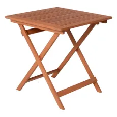 Záhradný jedálenský stôl z eukalyptového dreva 70,5x70,5 cm Pasaneda – Garden Pleasure