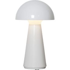 Biela LED stolová lampa so stmievačom (výška 28 cm) Mushroom – Star Trading