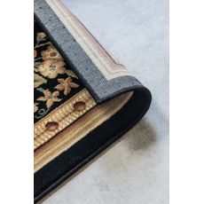 Hanse Home , Kusový koberec Herat 105993 Black Cream, 200x280, čierna, chodba / predsieň