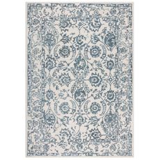 Flair Rugs koberce Kusový koberec Wool Loop Yasmin Ivory/Blue - 120x170 cm