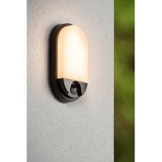 Lucide 22864/10/30 - LED Vonkajšie svietidlo so senzorom HUPS LED/10W/230V IP54