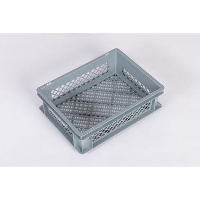 Perforovaná Euro prepravka, 400 x 300 x 120 mm