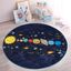 Tmavomodrý detský koberec ø 80 cm Comfort – Mila Home