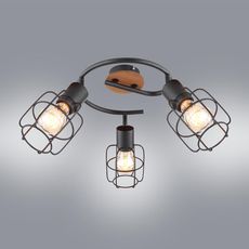 Luster 54037-3 Čierna a hnedá LS3