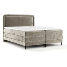 Svetlohnedá boxspring posteľ 140x200 cm Dove – Maison de Rêve
