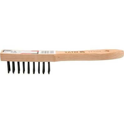 Drátěný kartáč dřevěný - YT-6359