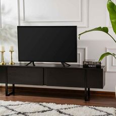 Dizajnový TV stolík Fiorello 180 cm čierny