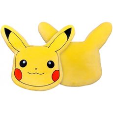 Tvarovaný 3D vankúšik Pokémon Pikachu - 35 x 37 cm