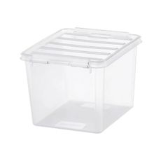 SmartStore Úložný box s bielymi klipmi Classic, 3 l