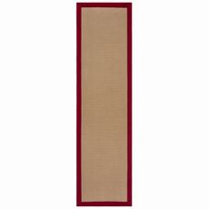 Flair Rugs koberce Behúň Herringbone Border Kira Red - 60x230 cm