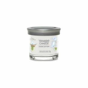 Yankee Candle vonná sviečka Signature Tumbler v skle malá Clean Cotton, 122 g