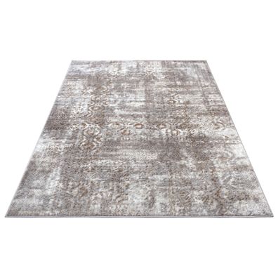 Hanse Home , AKCIA: 57x90 cm Kusový koberec Shine 105924 Style Grey Brown, hnedá, obývacia izba