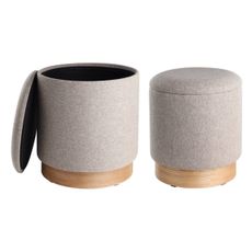 Eglo 424034 - SADA 2x Taburet MASHIKE pr. 30,5/37 cm hnedá