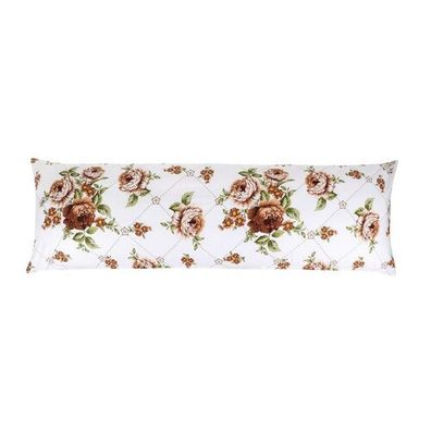 Bellatex Obliečka na relaxačný vankúš Ruže hnedá, 50 x 145 cm