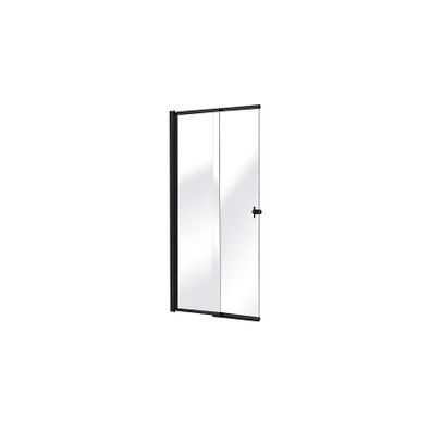 Vaňová zástena FLEX 140x82 cm čierna