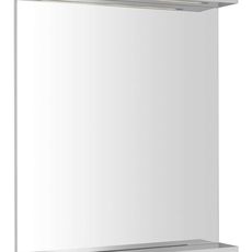 Aqualine Korin - Zrkadlo s LED osvetlením, 60x70 cm, biela KO390S