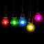 LED Žiarovka FILAMENT G45 E27/2W/230V ružová