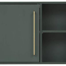 Stylife ZÁVESNÁ SKRINKA, lesná zelená, 66,8/48,4/16 cm