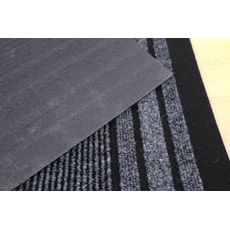 Spoltex , Protišmykový behúň na mieru Rekord 802 šedá, šíre 80 cm, šedá, chodba / predsieň