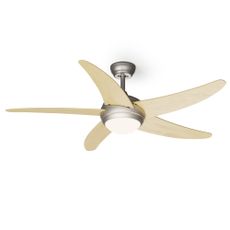 Klarstein Bolero 2 v 1 Smart, stropný ventilátor, O 132 cm, svetlo 55 W, diaľkové ovládanie, ovládanie cez aplikáciu, 2 smery chodu