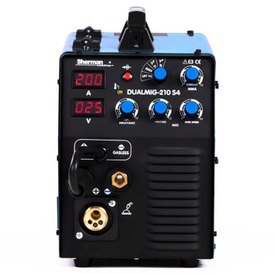 Sherman Poloautomatická Zváračka DualMIG 210 S4 + Horák + káble