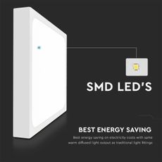 LED Kúpeľňové stropné svietidlo LED/30W/230V 6500K IP44 42x42 cm biela