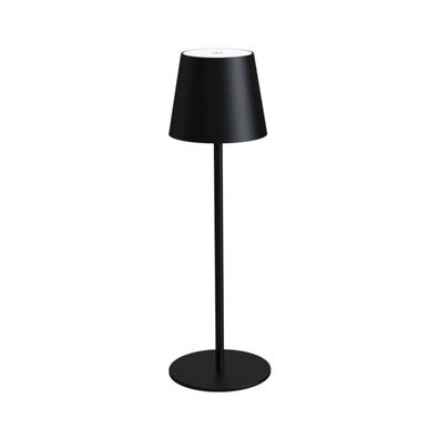 LED Stmievateľná nabíjacia stolná lampa LED/4W/4000 mAh 3000/4000/5500K IP44 čierna