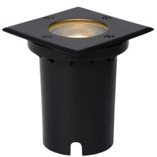 Lucide 11800/01/30- Vonkajšie zápustné svietidlo BILTIN 1xGU10/35W/230V IP67 čierna