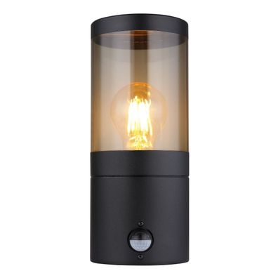 Globo 32014BSS-Vonkajšie nástenné svietidlo so senzorom XELOO 1xE27/60W/230V IP44