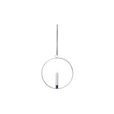 Eglo 411486 - LED Vianočná dekorácia FLAMME RING 1xLED/0,06W/1xAA strieborná