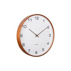 Karlsson 5993WH dizajnové nástenné hodiny biela, pr. 40 cm