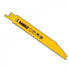 Pilový list na drevo, kov, plast a laminát do 150 mm rýchly rez pre mečové píly 203 mm 5 ks DeWALT DT2406