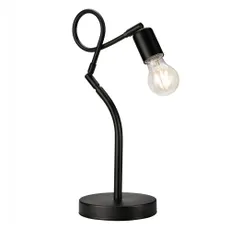 Čierna stolná lampa, výška 42 cm Harry - LAMKUR