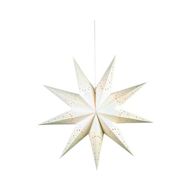 Markslöjd 700320 - Vianočná dekorácia SOLVALLA 1xE14/25W/230V biela 75 cm