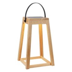Hnedý vonkajší solárny LED lampáš na USB (výška 54 cm) Nordic – Markslöjd