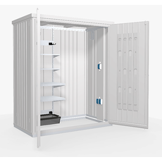 Biohort Skriňa na náradie BIOHORT veľ. 150 155 x 83 (strieborná metalíza) 150 cm (2 krabice)