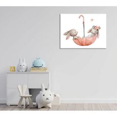 Detský obrázok 40x30 cm Bunnies – Wallity