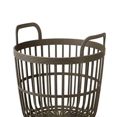 Prosperplast Koš s ušami Zania III kávový, varianta 36,4 cm