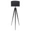 Estila Dizajnová stojaca retro lampa Tripod čierna