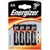 Alkalické batérie Energizer 4x AA