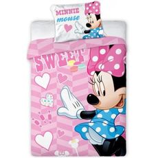 Obliečky do malej detskej postieľky Sweet Minnie Mouse - Disney - 100% bavlna - 100 x 135 cm + 40 x 60 cm